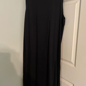 Black midi dress
